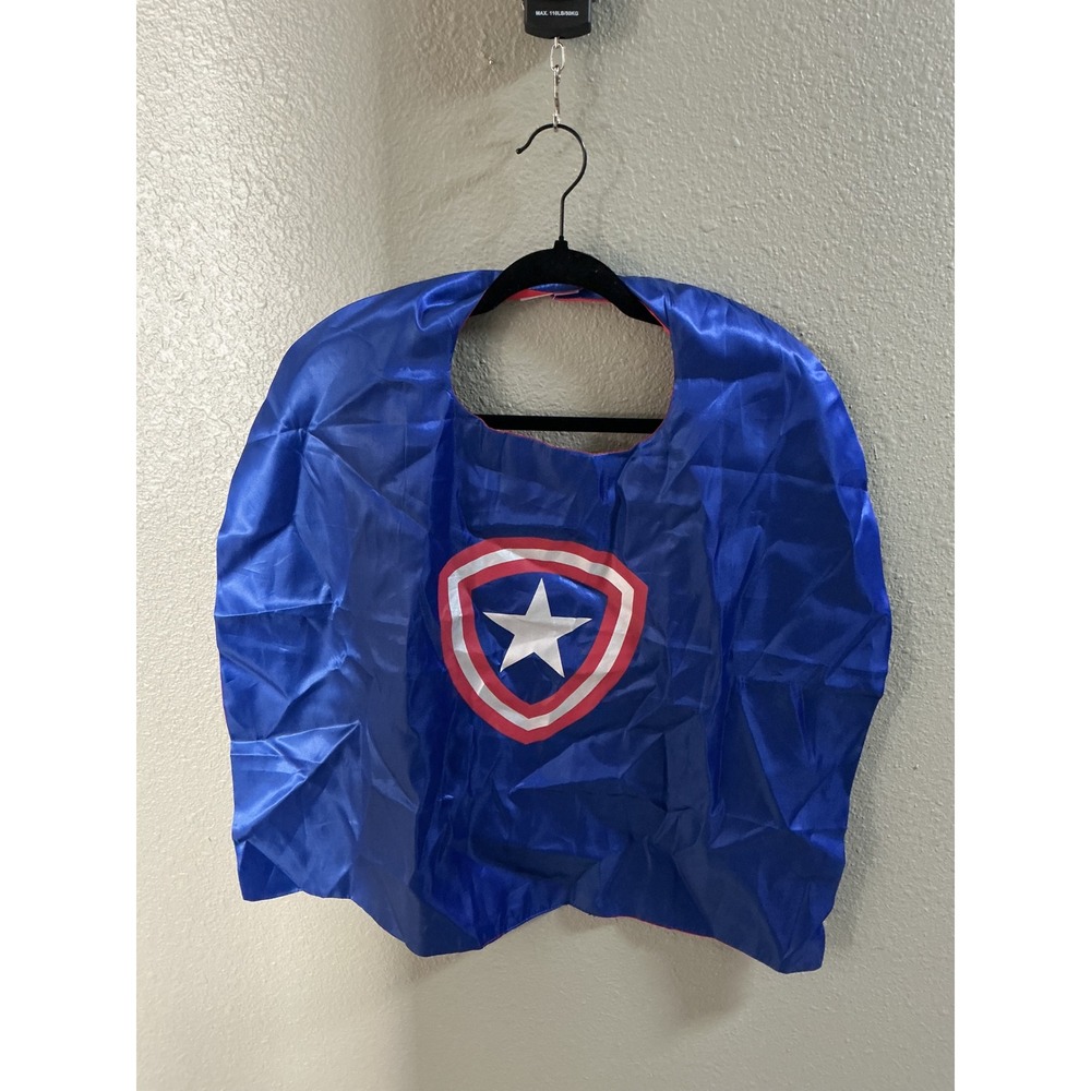 Unbranded Superhero Cape Kids One Size Blue Excellent Dress Up Costume Accessory